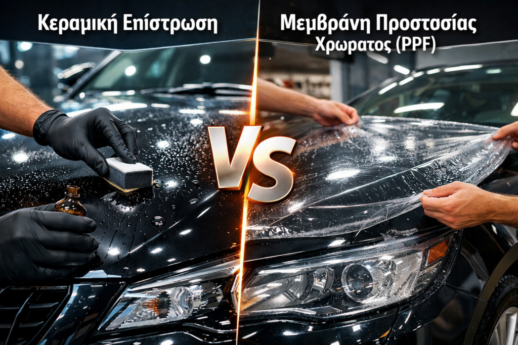 Κεραμική Επίστρωση ή Μεμβράνη Προστασίας Χρώματος (PPF);